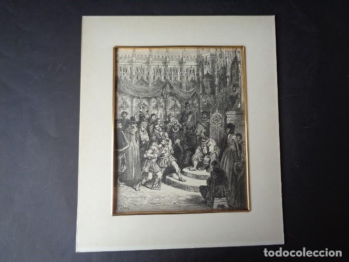Arte: ANTIGUO GRABADO DE DORE - Foto 1