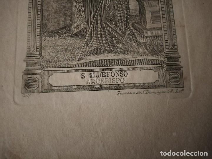 Arte: Antiguo Grabado de San Ildefonso. - Foto 5