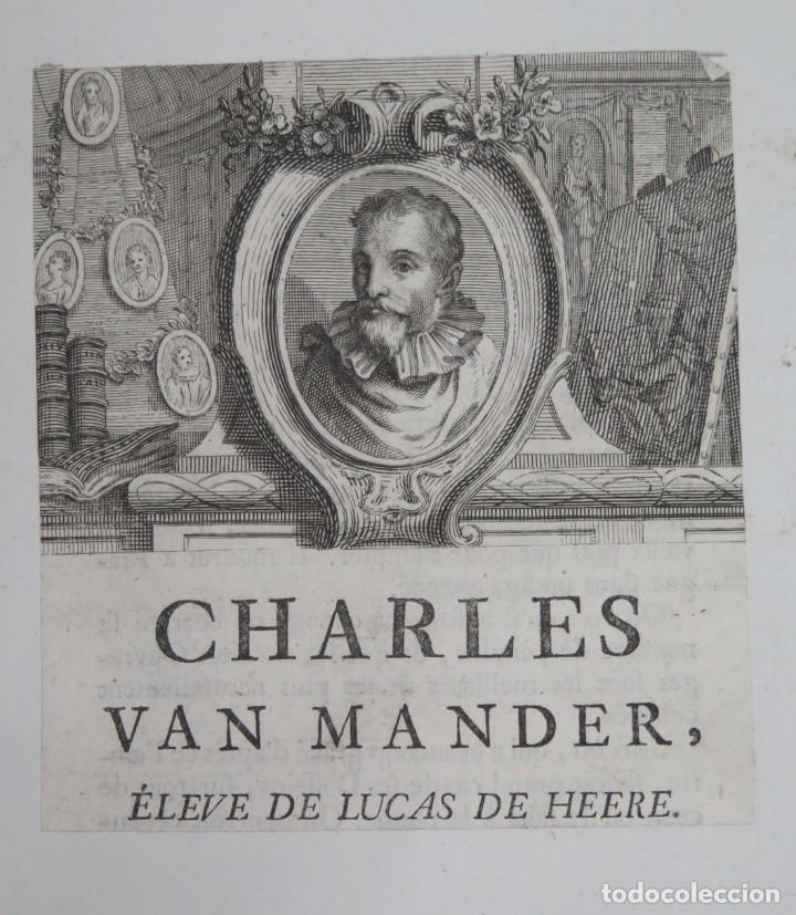 Arte: GRABADO. RETRATO CHARLES VAN MANDER - Foto 1