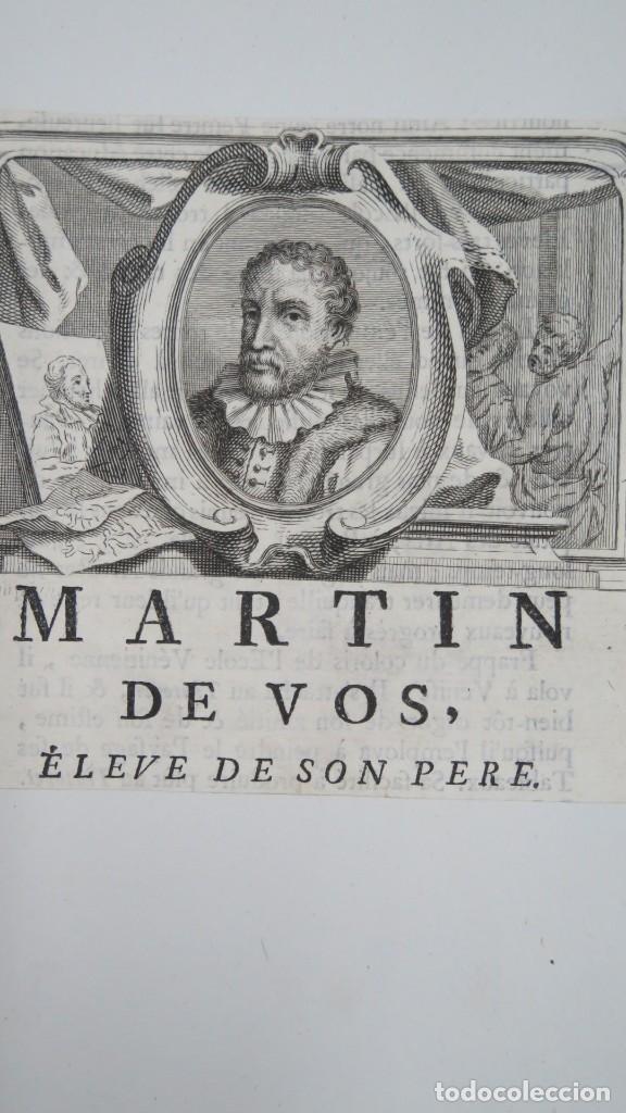 Arte: GRABADO. RETRATO MARTIN DE VOS - Foto 2