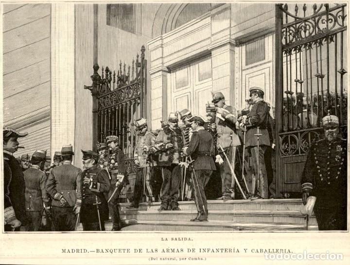 Art: 1894 - Madrid Banquete de armas de Infanteria y Caballeria - La Ilustraci&oacute;n Espa&ntilde;ola