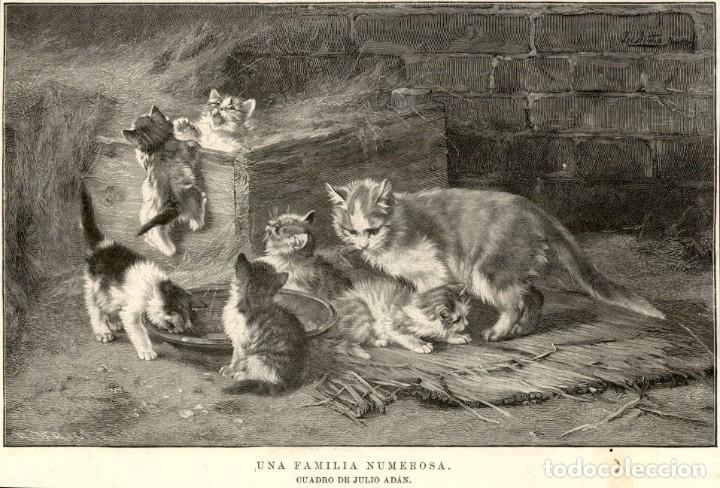 Kunst: 1894 - Una Familia Numerosa - Julio Adan - La Ilustraci&oacute;n Espa&ntilde;ola