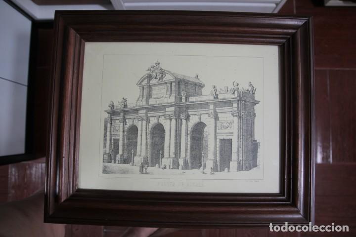 Arte: GRABADO MADRID PUERTA DE ALCALA - Foto 2