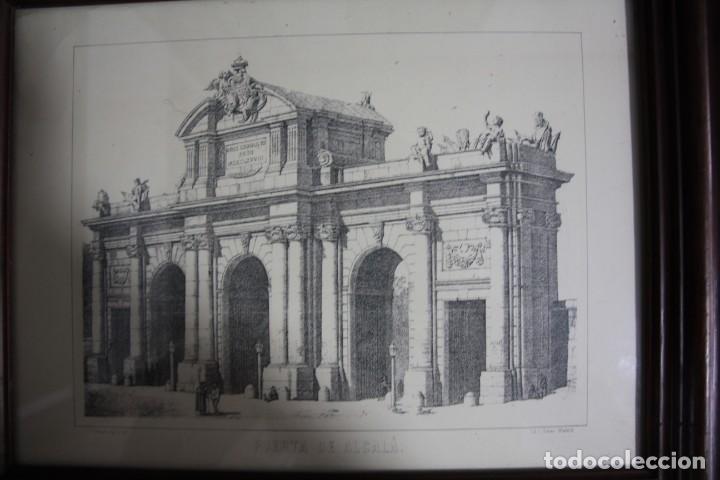 Arte: GRABADO MADRID PUERTA DE ALCALA - Foto 3
