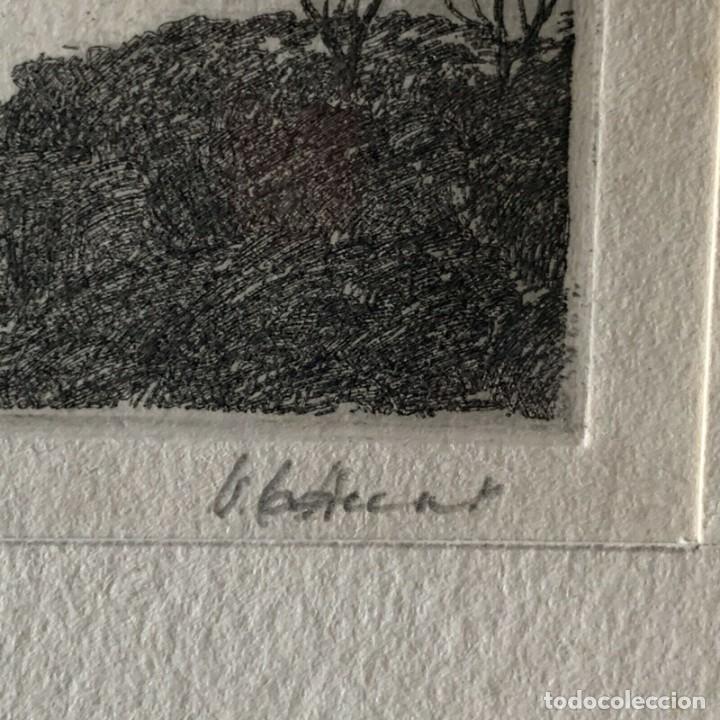 Arte: Original Etching Engraving - Castle Cornet, Guernsey, Signed 30x18 cm - Foto 3