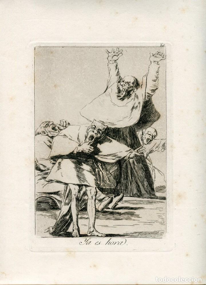 Art: Ya es hora, grabado n&ordm; 80 original de Goya 5&ordf; edici&oacute;n (1881-1886).