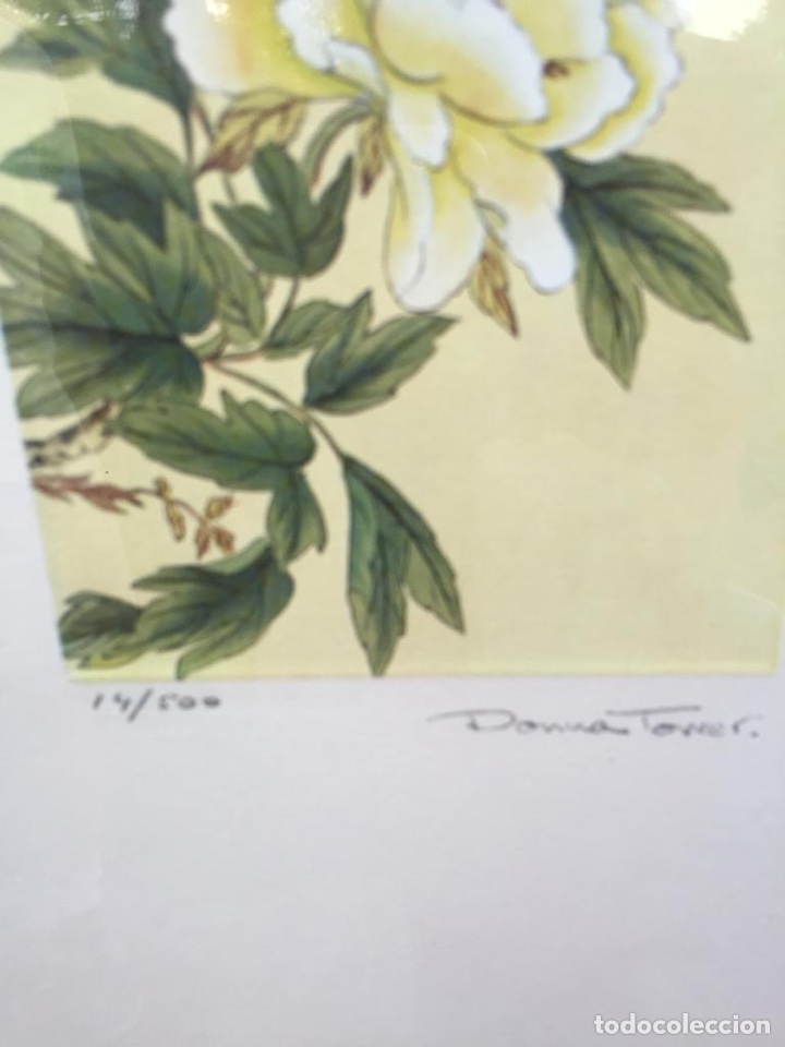 Arte: PRECIOSO GRABADO DE FLOR - Foto 2
