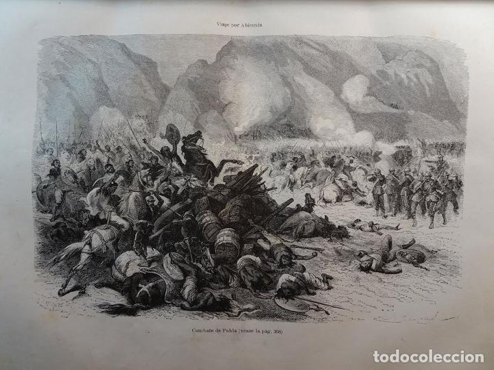 Art: ANTIQUE ENGRAVED ABYSSINIA 1876 FIGHTER OF FAHLA 19th CENTURY PRINT 0033CC