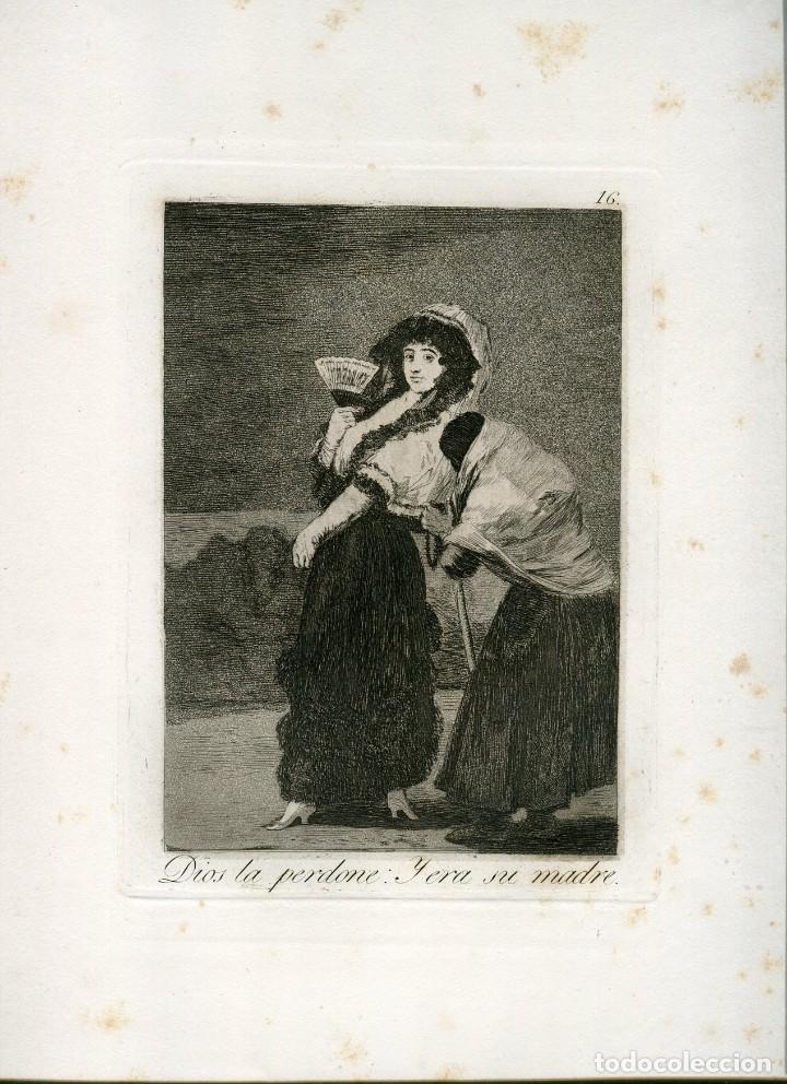 Art: Dios la perdone: Y era su madre, grabado n&ordm; 16 original de Goya 5&ordf; edici&oacute;n (1881-1886).