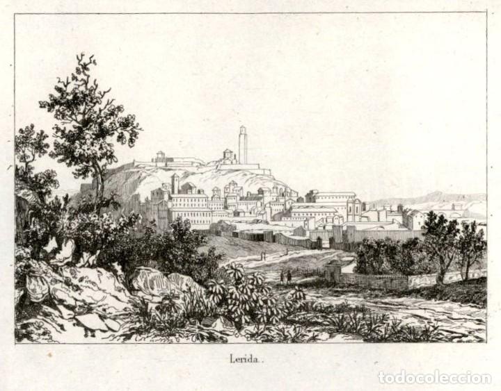 Kunst: 1837 - Original - Lerida - Lleida - France Militarire