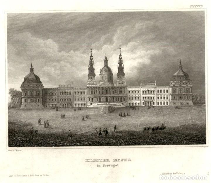 Kunst: 1850 - Original - Palacio Nacional de Mafra - Portugal - Meyer&acute;s Universum - Sin montar