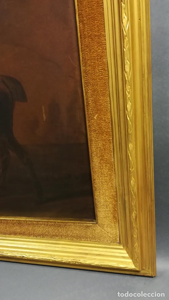Arte: CUADRO IMPRESION CABALLO CON MARCO DORADO - Foto 7