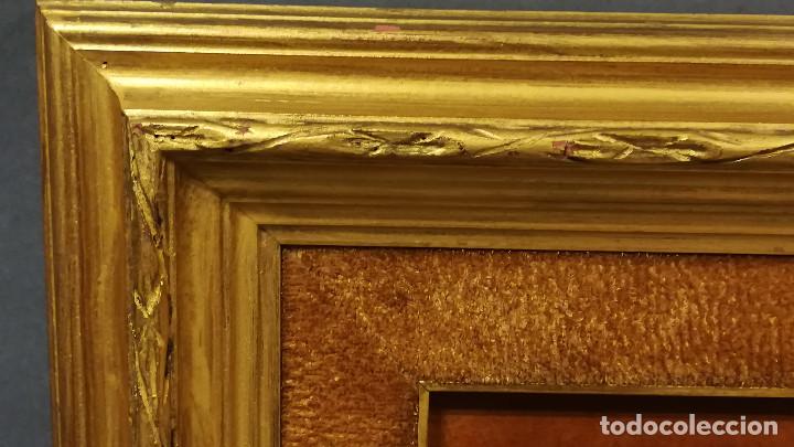 Arte: CUADRO IMPRESION PAREJA CABALLOS CON MARCO DE MADERA - Foto 4