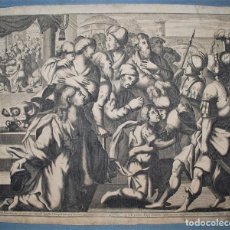 Arte: JOSEPH VOYANT BENIAMIN AVEC CES AUTRE FRERE LEUR SIST ..... LOUIS DAVID (1667-1718) GÉNESIS. Lote 218677108