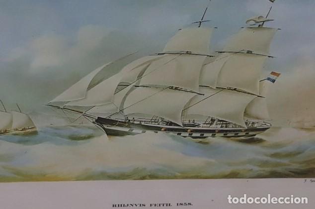 Arte: RHIJNVIS FEITH 1858 . Grabado ORIGINAL - Foto 2