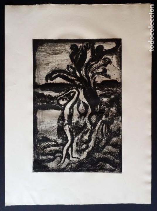 Arte: Georges ROUAULT, aguafuerte, Paysage aux palmiers -del Pere Ubu-, Vollard, París, 1932 - Foto 4 - 219330320