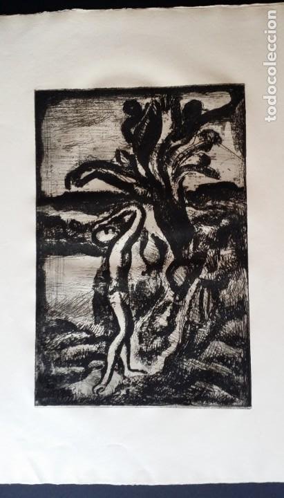 Arte: Georges ROUAULT, aguafuerte, Paysage aux palmiers -del Pere Ubu-, Vollard, París, 1932 - Foto 5 - 219330320