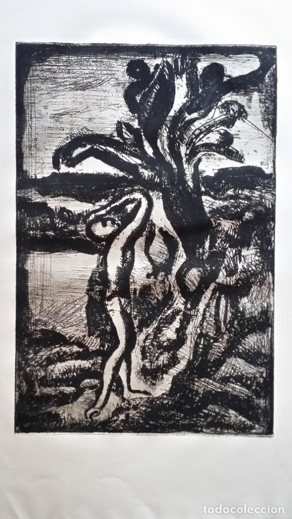 Arte: Georges ROUAULT, aguafuerte, Paysage aux palmiers -del Pere Ubu-, Vollard, París, 1932 - Foto 1 - 219330320