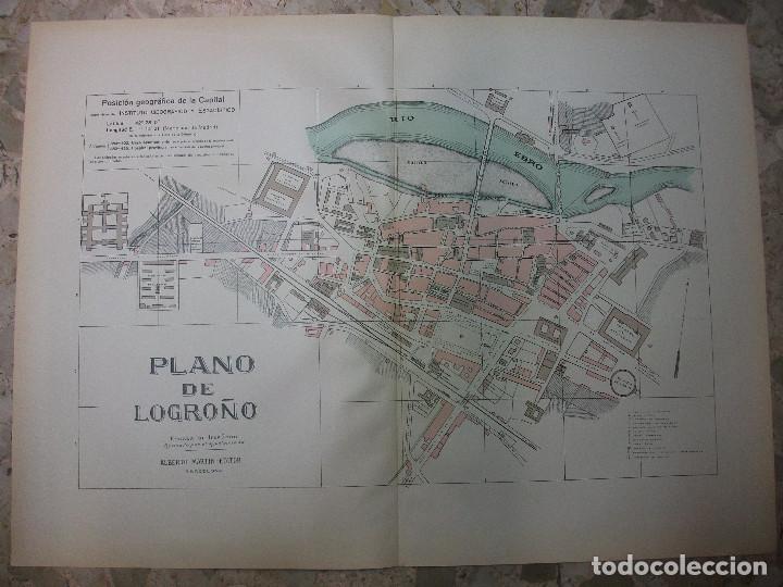 Arte: PLANO DE LOGRO&Ntilde;O LA RIOJA (PRINCIPIOS 1900) - Foto 1