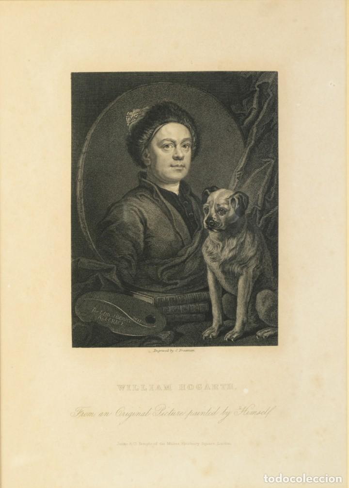 Arte: Grabado William Hogarth por S. Freeman - Foto 1