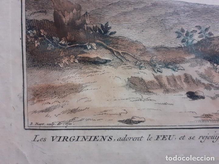 Arte: VIRGINIANOS (GRABADO FRANC&Eacute;S DE 1721) - Foto 3