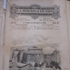 Arte: CASTILLO DE JAVIER, FOTOGRABADO DE THOMAS, LA HORMIGA DE ORO, 1886. Lote 220544180