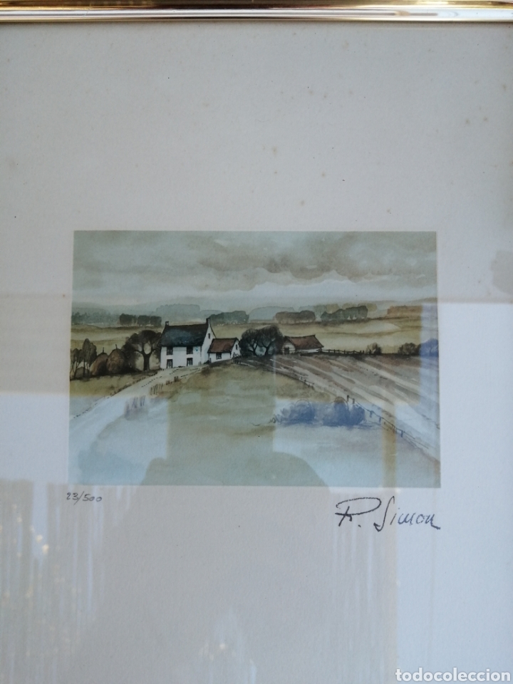 Arte: Gravado firmado R. Simon - Foto 2