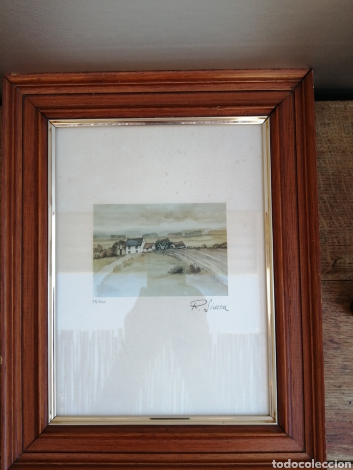 Arte: Gravado firmado R. Simon - Foto 1