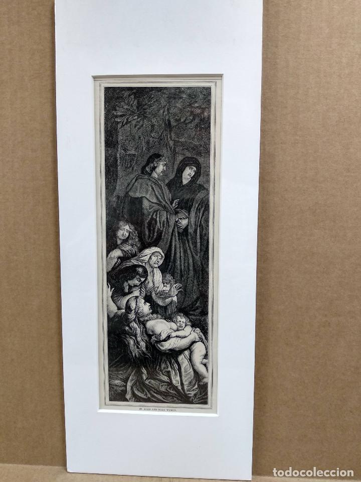Arte: St. John The Art Journal 1862 montaje passepartout
