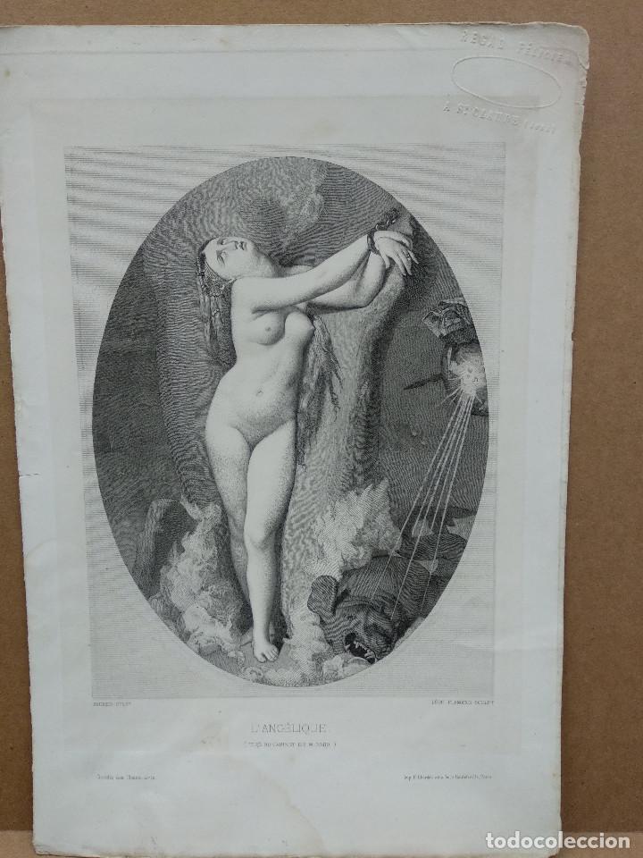 Arte: L&acute;Angelique de Ingres, Gazette des Beaux-arts s. XIX