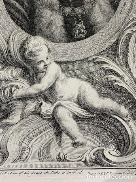 Arte: JACOBUS HOUBRAKEN, GRABADO FRANCIS RUSSEL - Foto 4