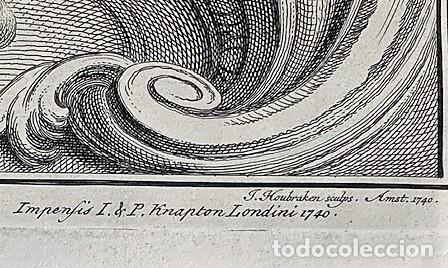 Arte: JACOBUS HOUBRAKEN, GRABADO FRANCIS RUSSEL - Foto 8