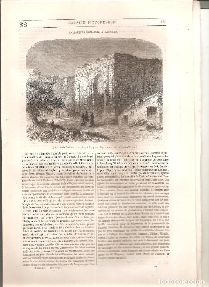 Arte: 2499. ruinas romanas de langres. Haute marne