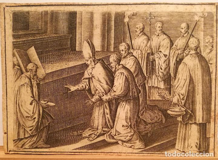 Arte: LA SANTA MISA. ANONIMO CIRCA 1600. - Foto 1