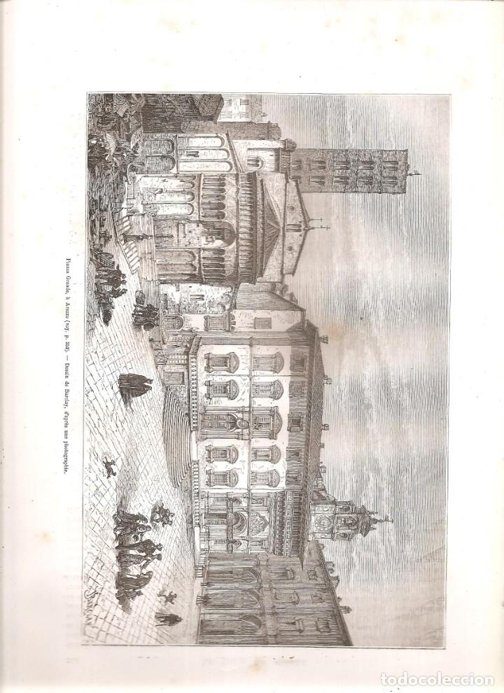 Arte: italia. plaza grande de arezzo