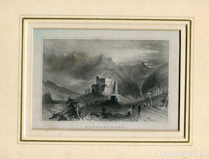 Art: Austria.Naudeersberg grabado por A.H.Payne,