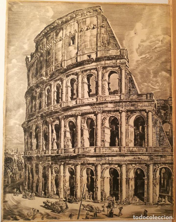 Arte: EL COLISEO CIRCA 1930. ANONIMO. - Foto 1