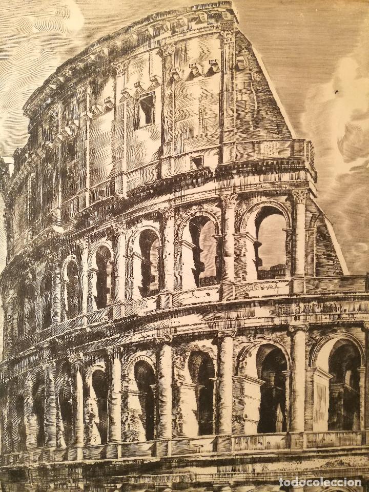 Arte: EL COLISEO CIRCA 1930. ANONIMO. - Foto 2