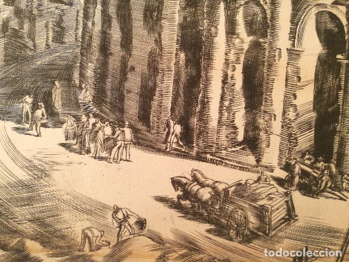 Arte: EL COLISEO CIRCA 1930. ANONIMO. - Foto 3
