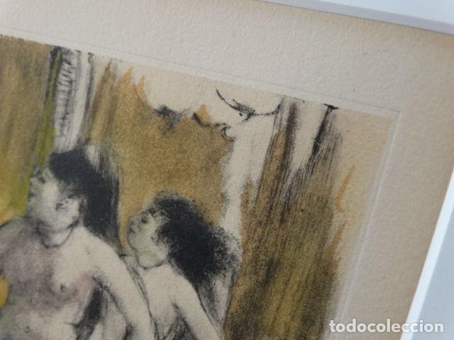 Arte: GRABADO A COLOR EDGAR DEGAS LAS PROSTITUTAS - Foto 5