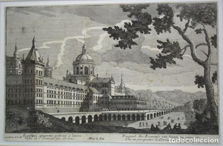 Arte: Vista de El Escorial del siglo XVIII - Foto 1