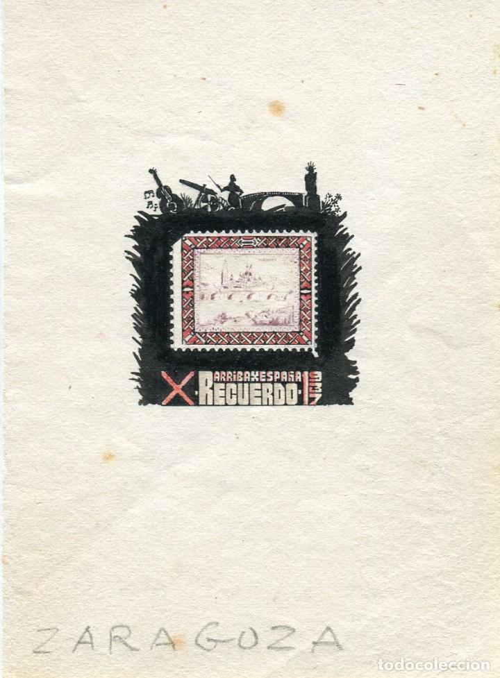 Kunst: Peque&ntilde;o grabado de 1937 durante la guerra civil