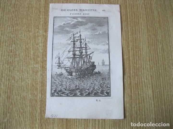 Arte: Barcos de velas y embarcaciones a remos, 1683. Mallet - Foto 2