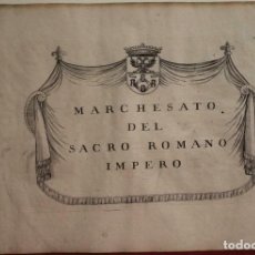 Arte: GRABADO ANTIGUO SIGLO XVIII SACRO IMPERIO ROMANO AMBERES BELGICA 1706 CORONELLI