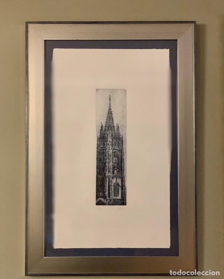 Arte: Grabado &ldquo;Torre de la Catedral&rdquo; - Foto 1