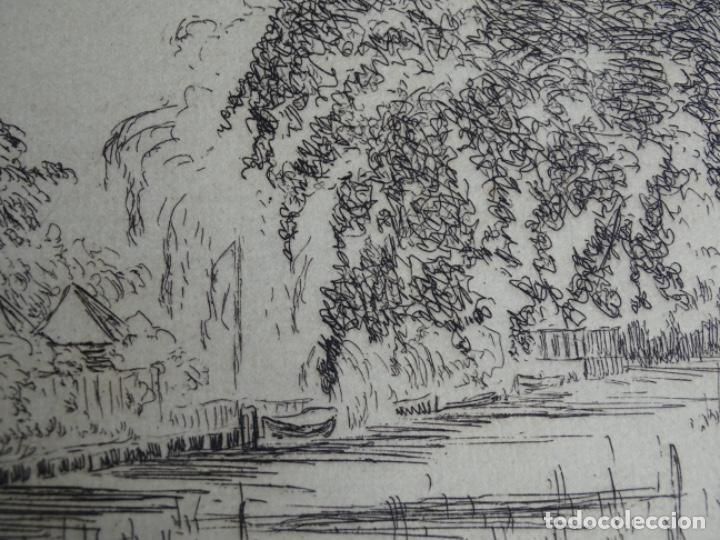 Arte: GRABADO ILEGIBLE A LA PUNTA SECA. - Foto 3