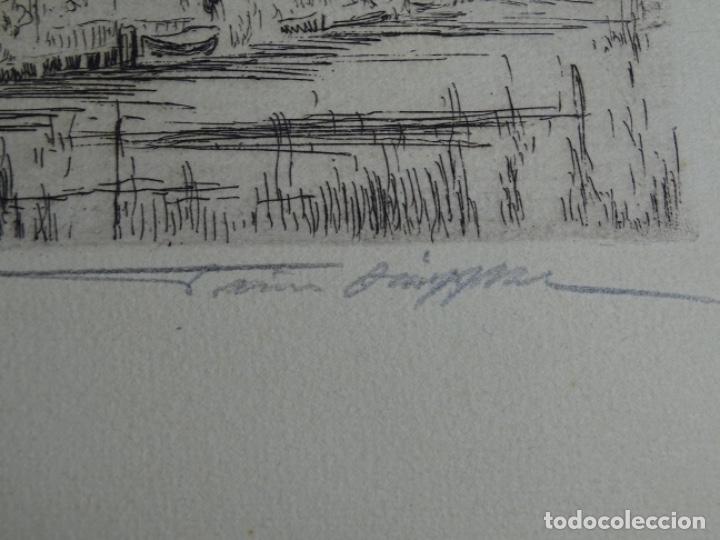 Arte: GRABADO ILEGIBLE A LA PUNTA SECA. - Foto 5