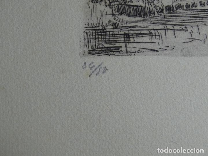 Arte: GRABADO ILEGIBLE A LA PUNTA SECA. - Foto 6