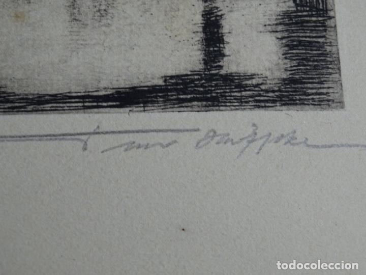 Arte: GRABADO ILEGIBLE A LA PUNTA SECA. - Foto 5