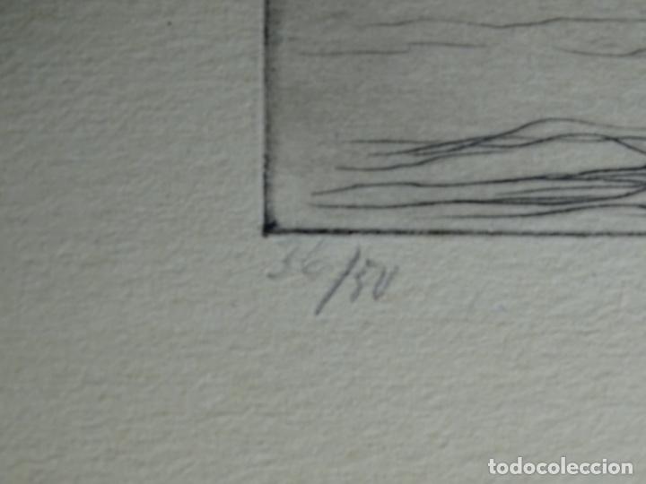 Arte: GRABADO ILEGIBLE A LA PUNTA SECA. - Foto 6